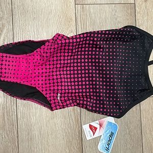 Sporti Molecule Thin Strap One Piece Swimsuit Youth - Size 26Y